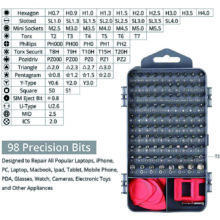 Jeu de tournevis, outil à main, jeu d'embouts de tournevis, appareil de réparation de téléphone portable de précision multifonction
