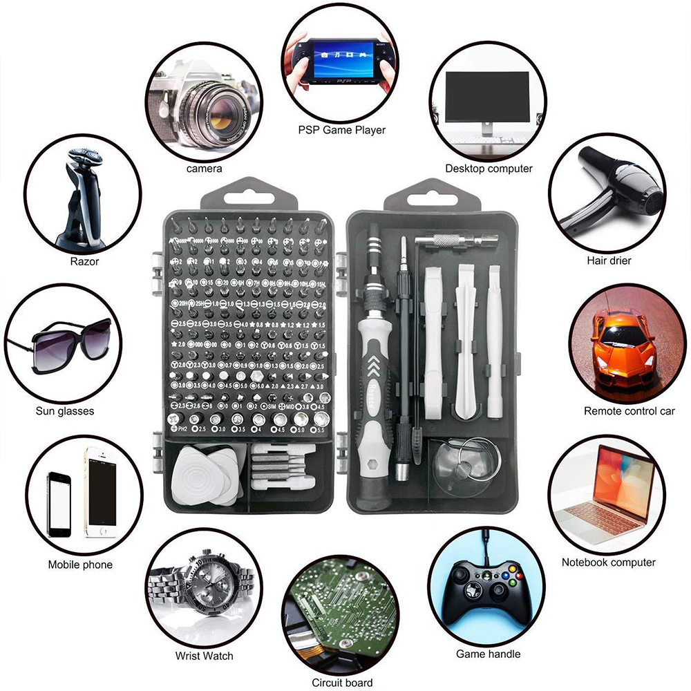 Jeu de tournevis, outil à main, jeu d'embouts de tournevis, appareil de réparation de téléphone portable de précision multifonction Jeu de tournevis, outil à main, jeu d'embouts de tournevis, appareil de réparation de téléphone portable de précision multifonction