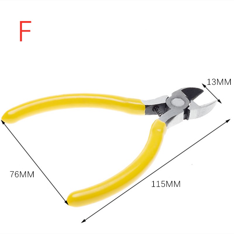 Pince à nez aiguille multifonctionnelle, 1 pièce, coupe-fil, pince à nez Long, fabrication de bijoux, outil de réparation de tuyaux industriels