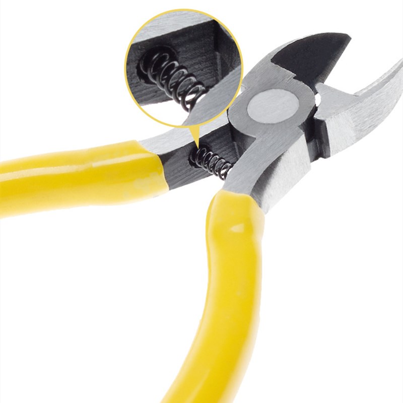 Pince à nez aiguille multifonctionnelle, 1 pièce, coupe-fil, pince à nez Long, fabrication de bijoux, outil de réparation de tuyaux industriels