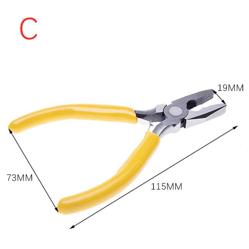 Pince à nez aiguille multifonctionnelle, 1 pièce, coupe-fil, pince à nez Long, fabrication de bijoux, outil de réparation de tuyaux industriels