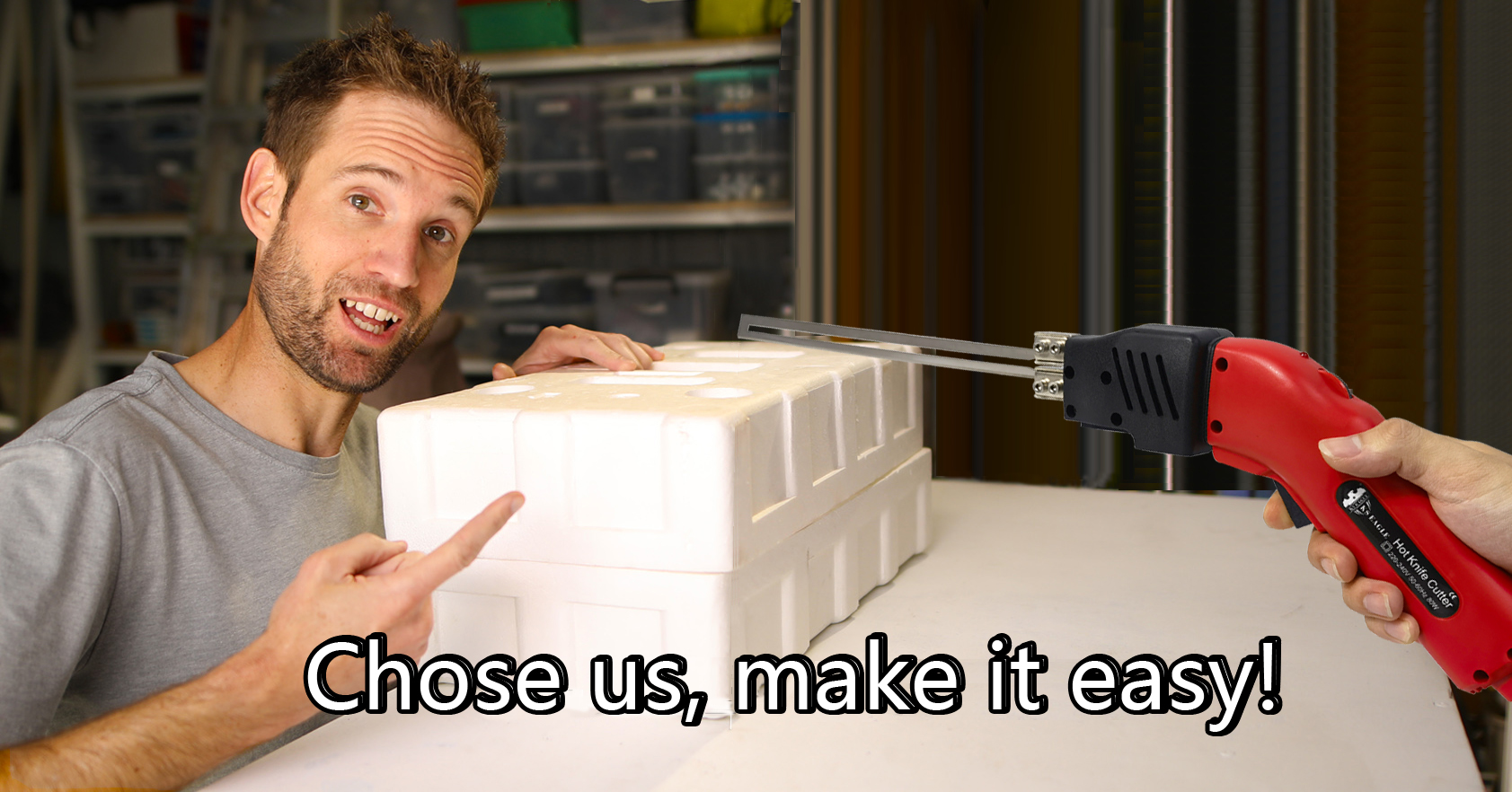 Machine électrique de découpe de mousse styromousse et polystyrène, 110V – 240V, Portable, pour fil thermique, éponge EPS EPE, outil de bricolage