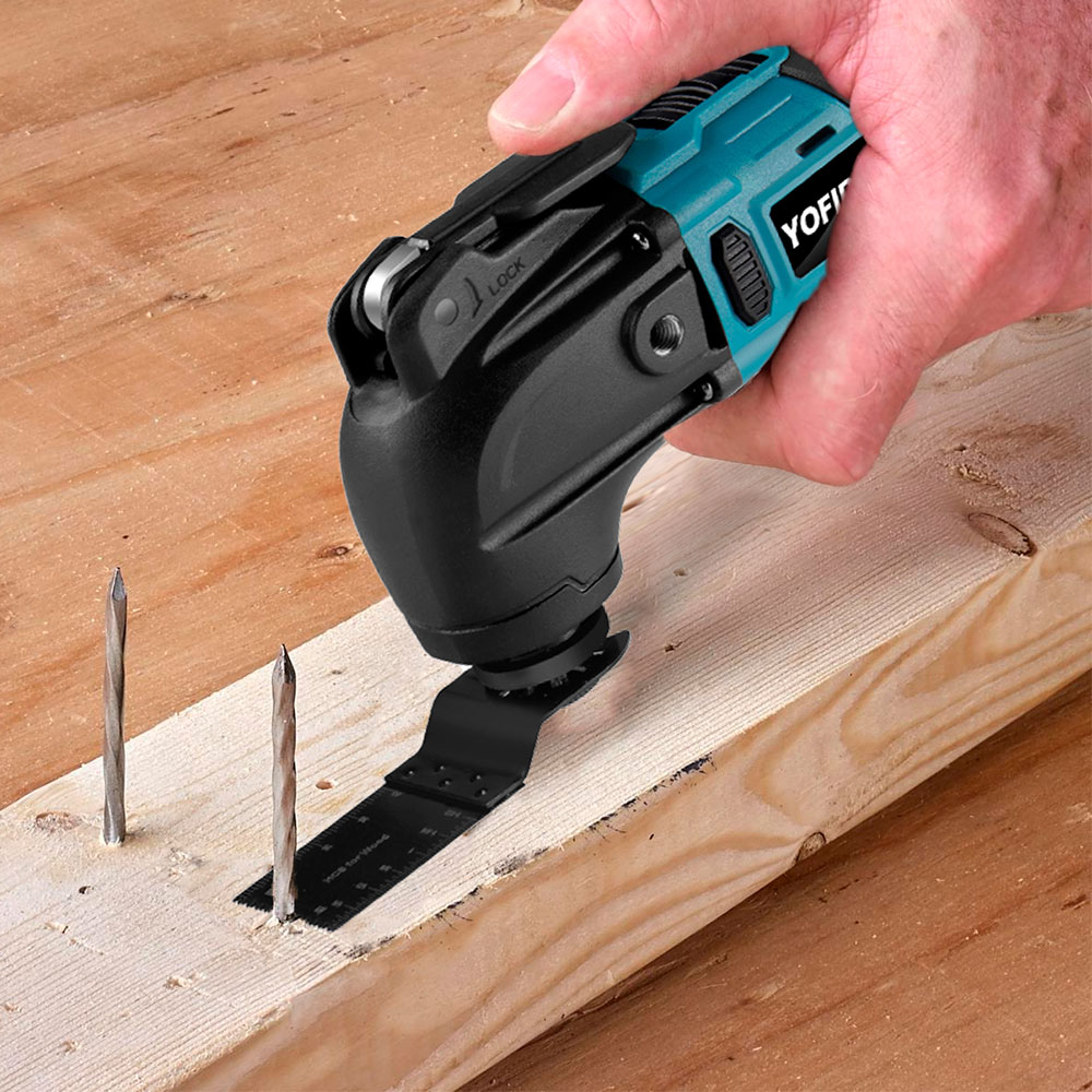 Makita – outil multifonction oscillant sans balais, 6 engrenages, électrique, sans fil, pour la décoration de la maison, batterie 18V