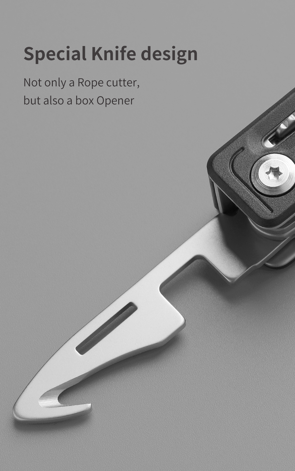 Nextool couteau ciseaux multifonctions 10 en 1, outils, déballage, tournevis, outil de Camp de fruits pliants, Clip de survie en plein air, coupe tranchante