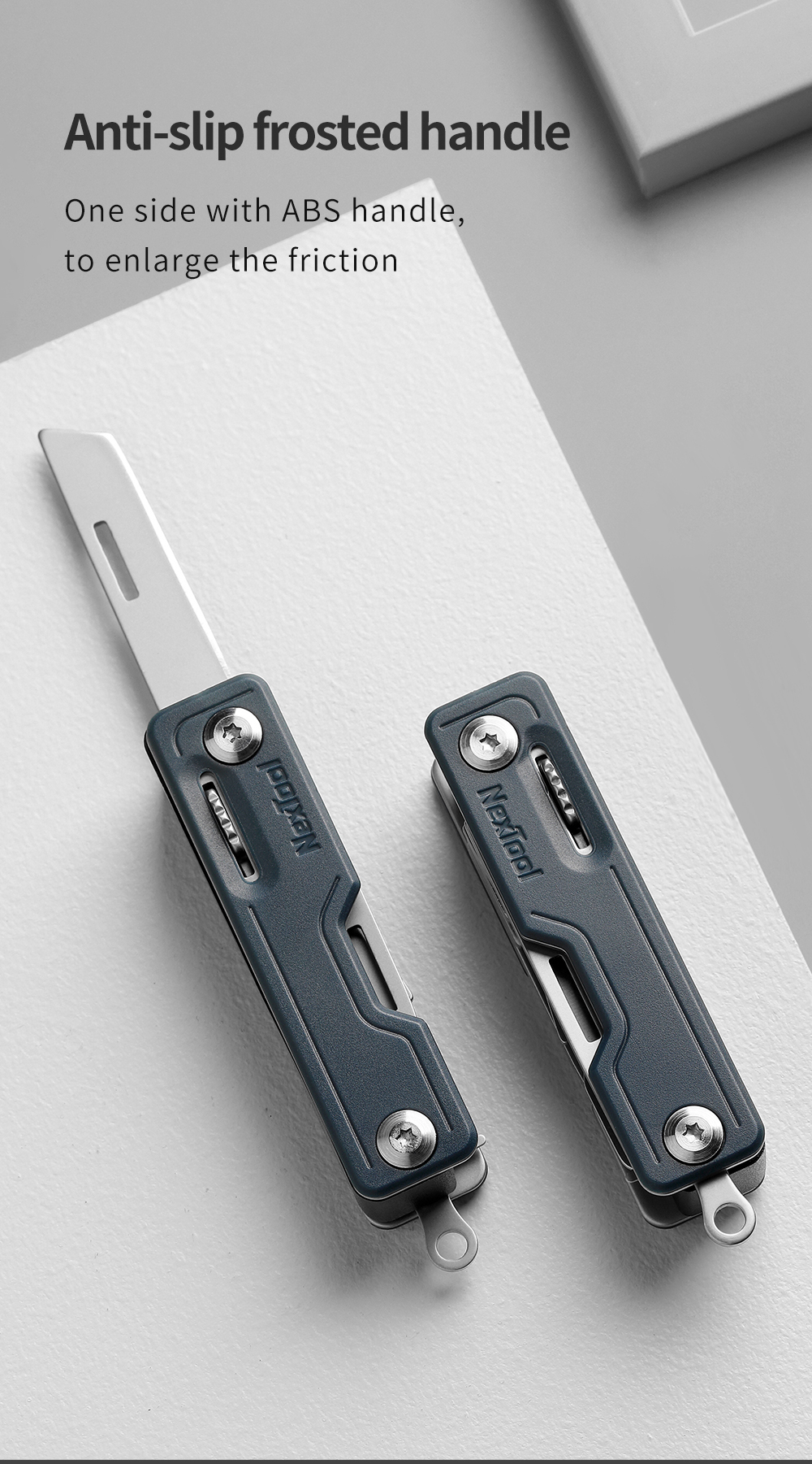 Nextool couteau ciseaux multifonctions 10 en 1, outils, déballage, tournevis, outil de Camp de fruits pliants, Clip de survie en plein air, coupe tranchante