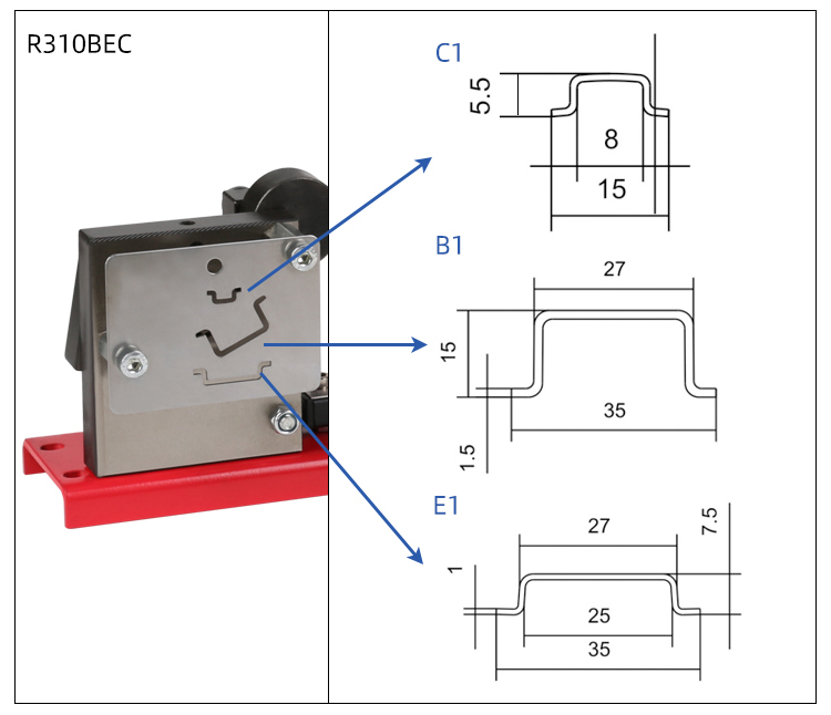 Coupe-rail din multifonctionnel, outil de coupe sur rail din, coupe facile avec jauge de mesure