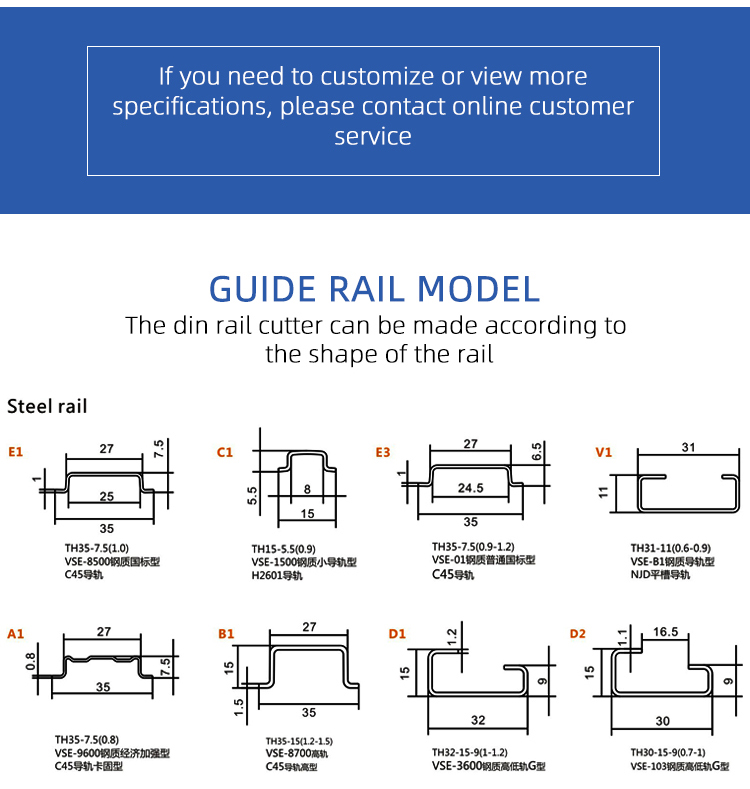 Coupe-rail din multifonctionnel, outil de coupe sur rail din, coupe facile avec jauge de mesure