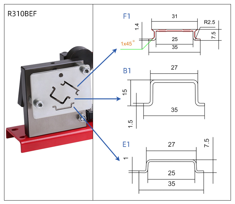 Coupe-rail din multifonctionnel, outil de coupe sur rail din, coupe facile avec jauge de mesure