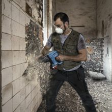 Bosch perceuse à percussion professionnelle sans balais, marteau rotatif, perforateur sans fil GBH180, outils électriques multifonctionnels