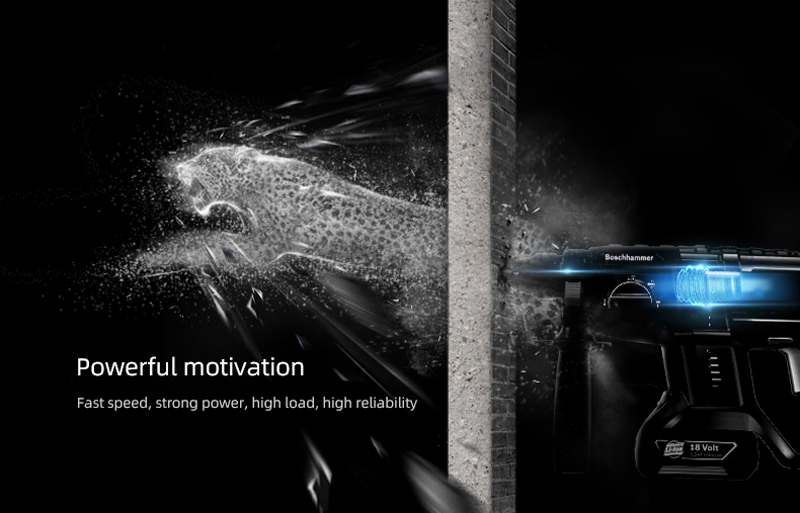 Bosch perceuse à percussion professionnelle sans balais, marteau rotatif, perforateur sans fil GBH180, outils électriques multifonctionnels