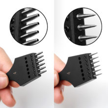 Tête aiguisée WUTA fer à aiguiser remplaçable poinçon rond amovible pour l'artisanat du cuir ciseau bricolage outils pour le cuir