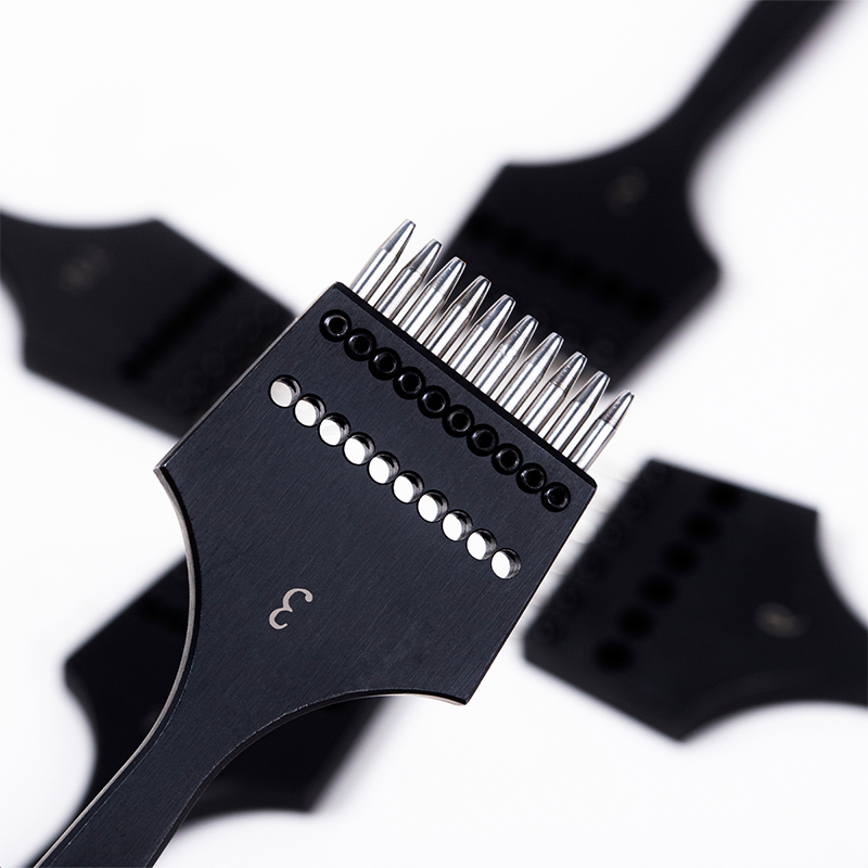 Tête aiguisée WUTA fer à aiguiser remplaçable poinçon rond amovible pour l'artisanat du cuir ciseau bricolage outils pour le cuir Tête aiguisée WUTA fer à aiguiser remplaçable poinçon rond amovible pour l'artisanat du cuir ciseau bricolage outils pour le cuir