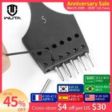 Tête aiguisée WUTA fer à aiguiser remplaçable poinçon rond amovible pour l'artisanat du cuir ciseau bricolage outils pour le cuir