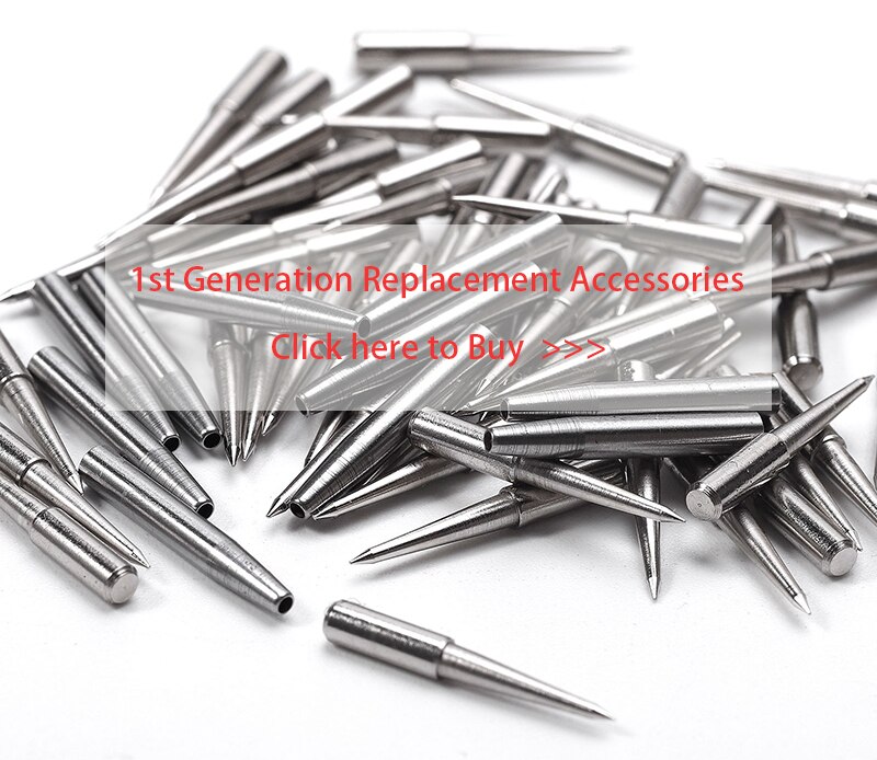 Tête aiguisée WUTA fer à aiguiser remplaçable poinçon rond amovible pour l'artisanat du cuir ciseau bricolage outils pour le cuir