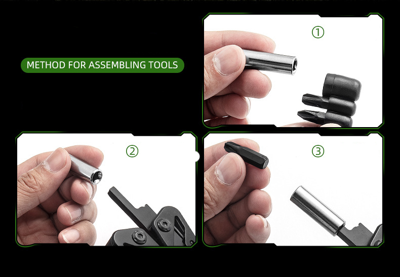 Pince à outils combinée en acier inoxydable, couteau Portable pliable multifonctionnel, coupe-fil, tournevis, matériel de Camping de plein air