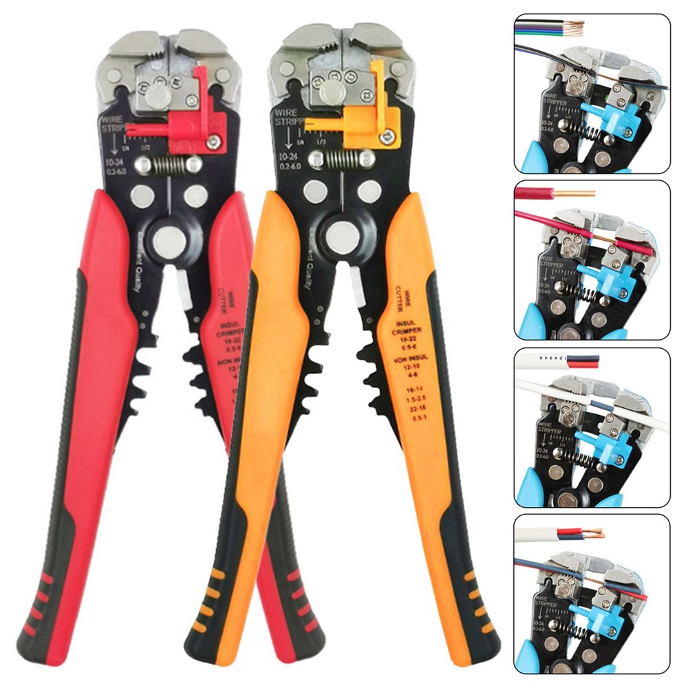 Pince à dénuder multifonctionnelle, utilisée pour la coupe de câble, borne à sertir 0.2 – 6.0 mm², outil à main automatique de marque de haute précision