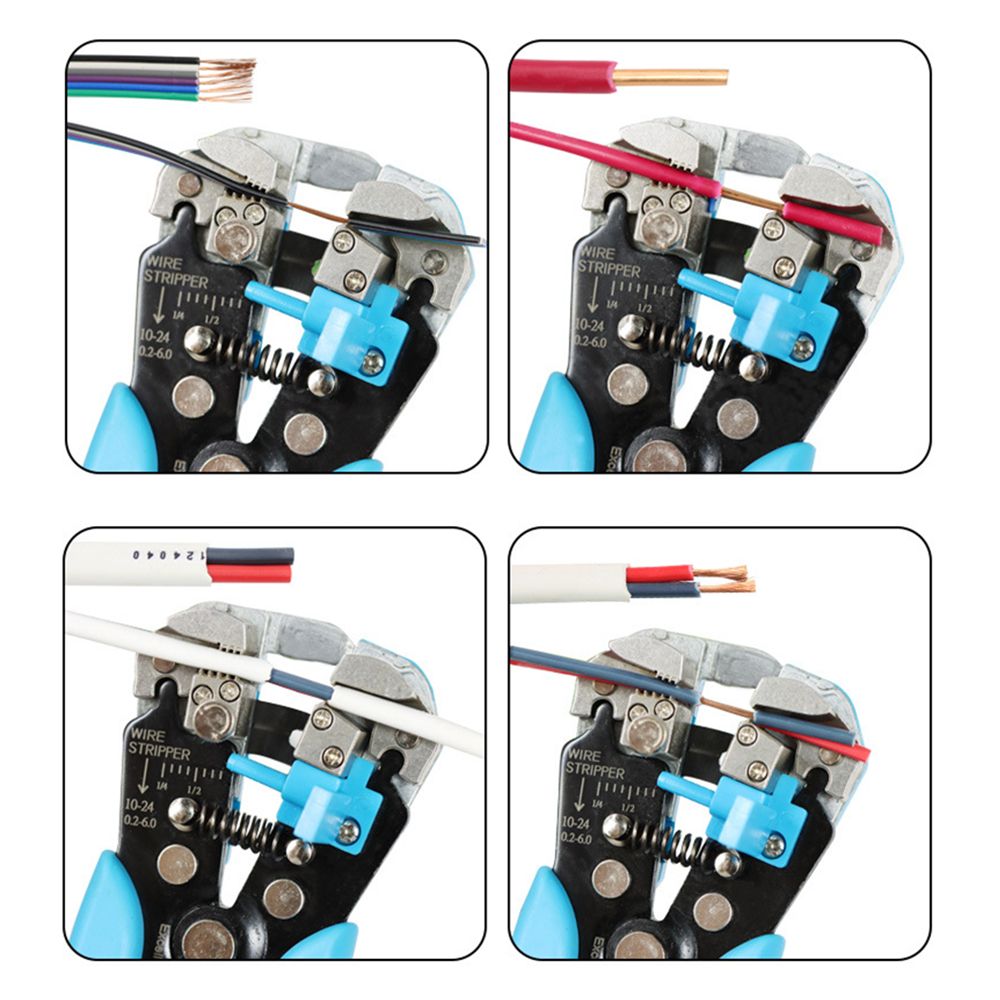 Pince à dénuder multifonctionnelle, utilisée pour la coupe de câble, borne à sertir 0.2 – 6.0 mm², outil à main automatique de marque de haute précision