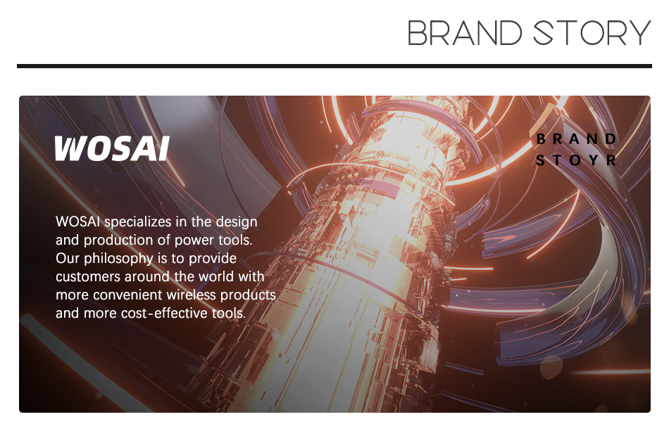 WOSAI – outils électriques multifonctions oscillants sans fil, 20V, 6 vitesses variables, scie électrique