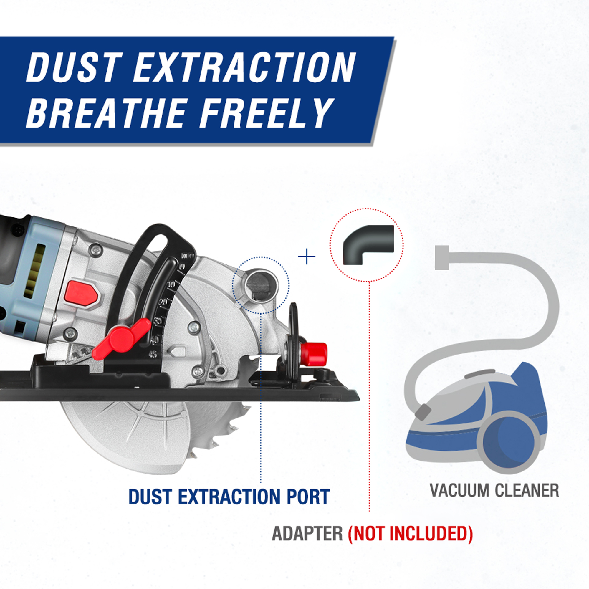 WORKPRO 750W Mini scie