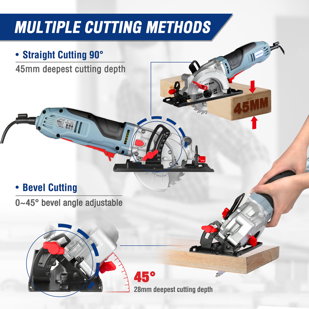 WORKPRO 750W Mini scie