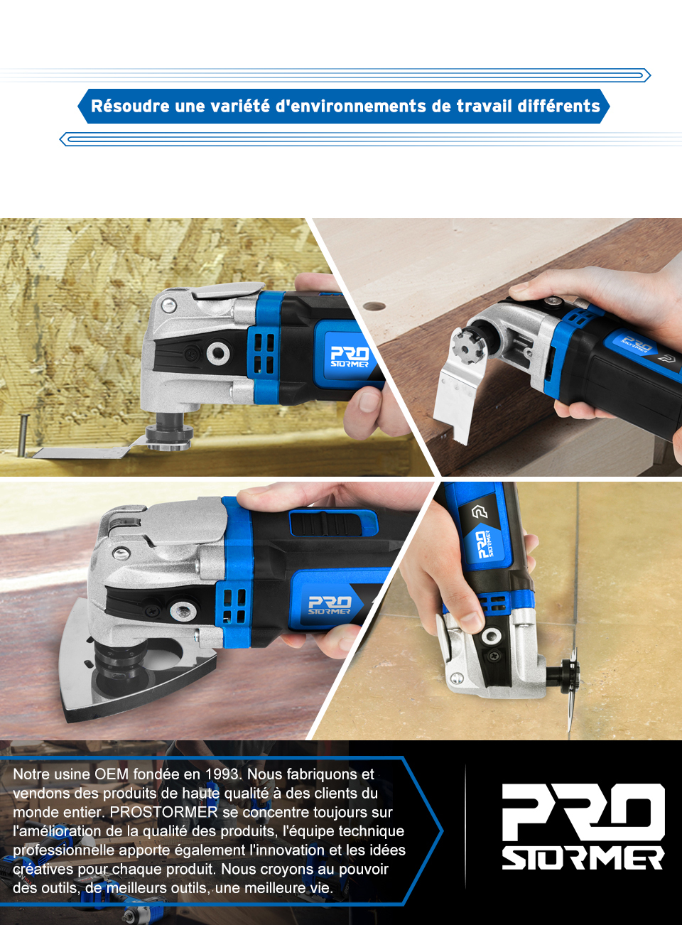 outil multifonction outil multifonction oscillant vitesse variable réparateur outils décoration d'intérieur outils électriques électrique maison DIY Scie par PROSTORMER