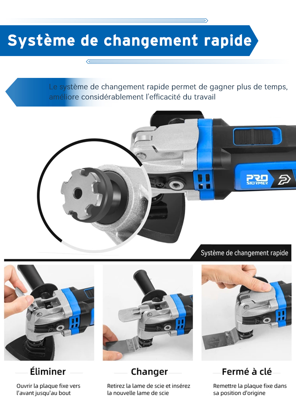 outil multifonction outil multifonction oscillant vitesse variable réparateur outils décoration d'intérieur outils électriques électrique maison DIY Scie par PROSTORMER