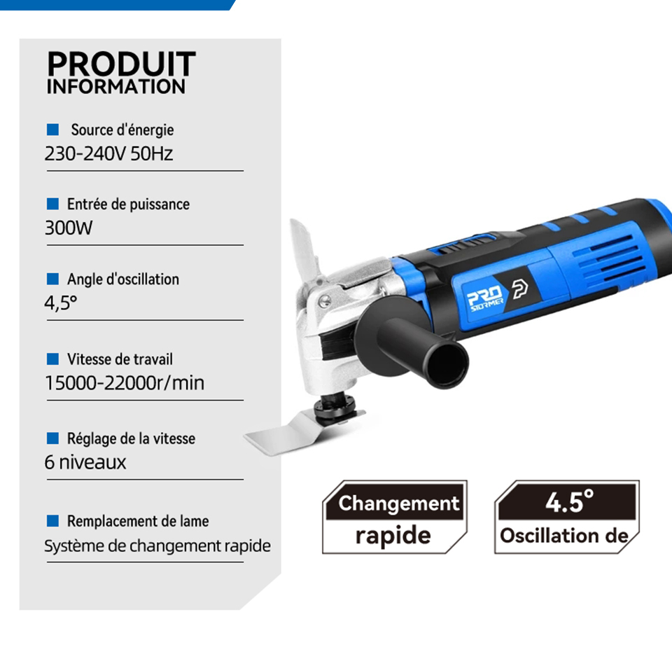 outil multifonction outil multifonction oscillant vitesse variable réparateur outils décoration d'intérieur outils électriques électrique maison DIY Scie par PROSTORMER