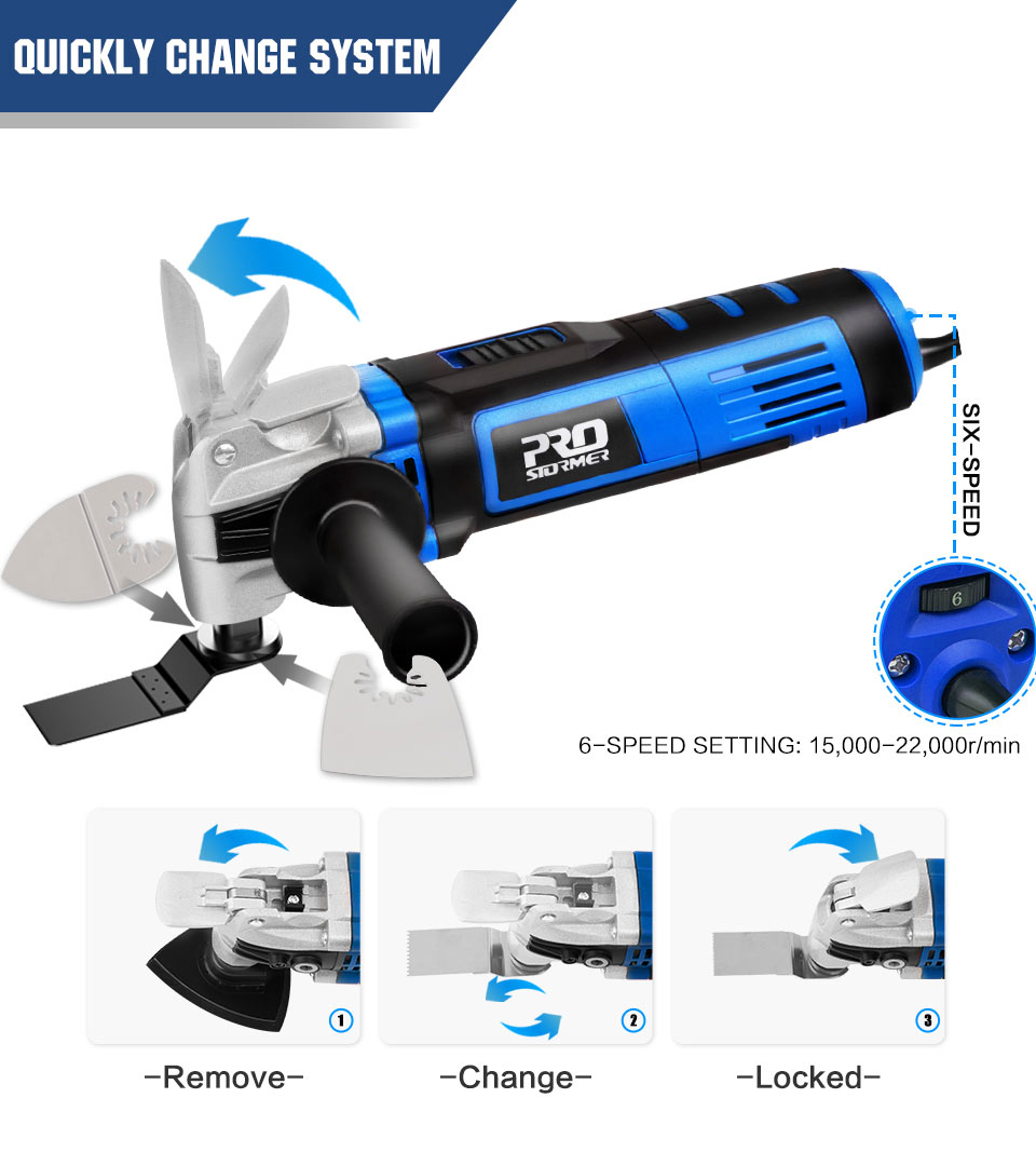 Outil oscillant multifonction